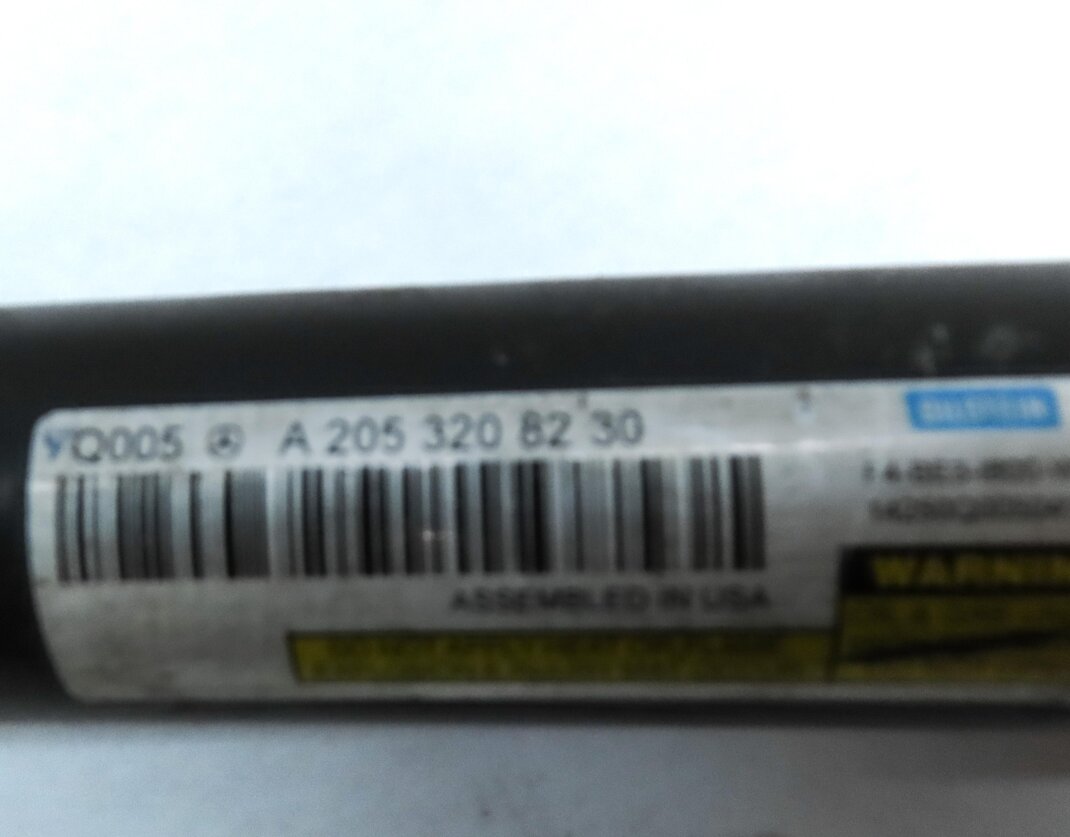 Thumbnail 10: 2015 MERCEDES C300 (W205) REAR LEFT & RIGHT SUSPENSION SHOCK STRUT SET-2