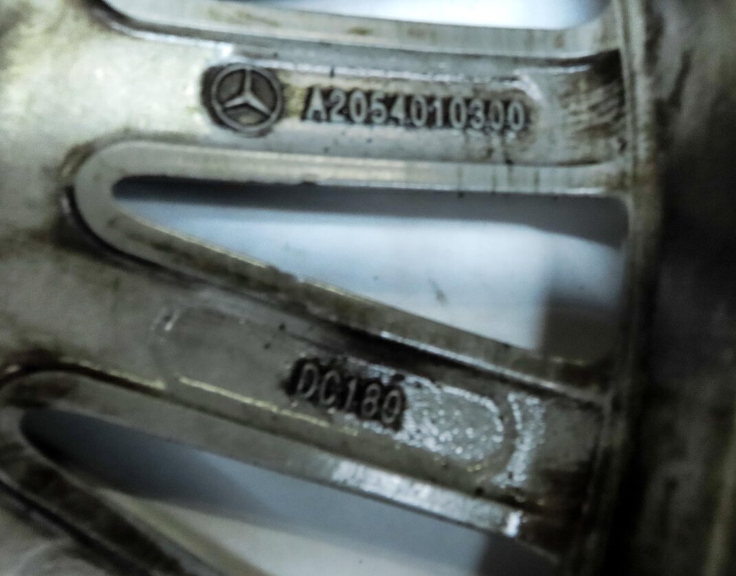 Thumbnail 8: 2015-2017 MERCEDES C300 (W205) 17x7 20-SPOKE ALUMINUM ALLOY SPOKED WHEEL RIM