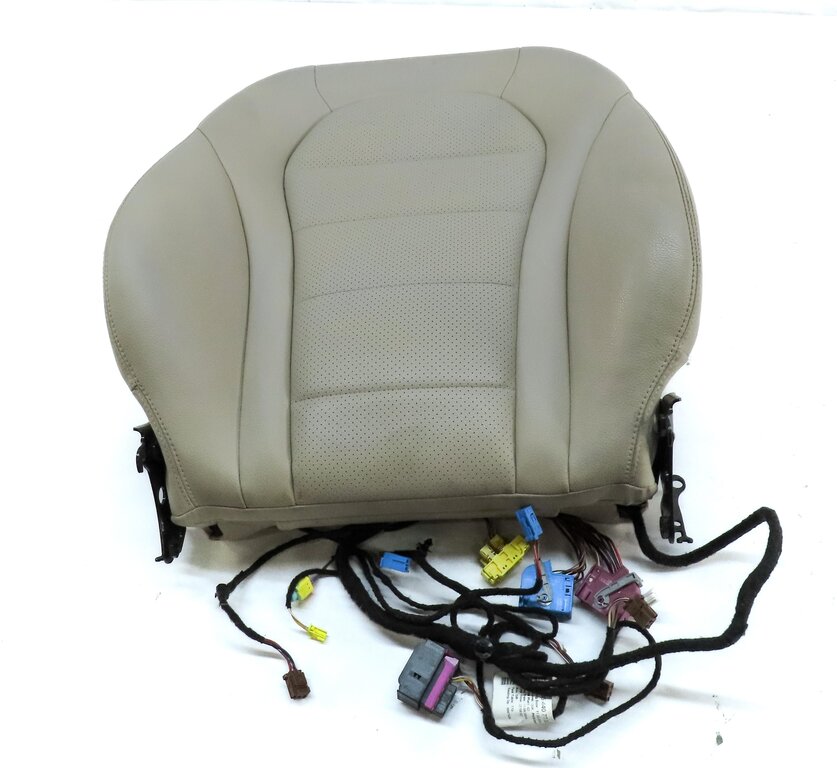 Thumbnail 2: 15-17 MERCEDES C-CLASS (W205) LEFT DRIVER UPPER TOP HEATED SEAT CUSHION (BEIGE)