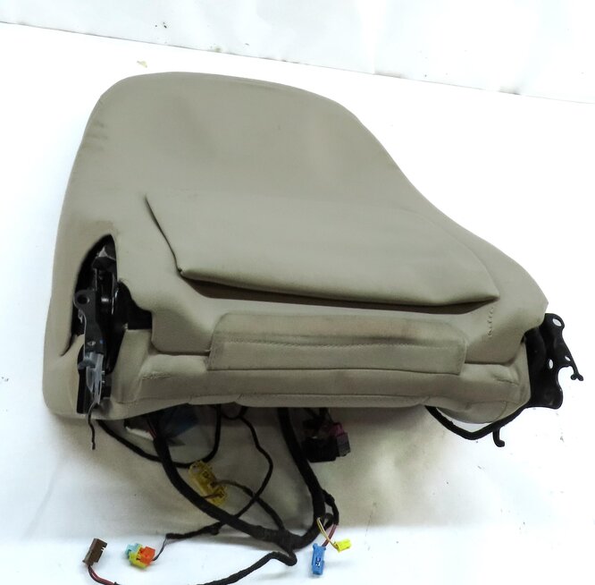 Thumbnail 5: 15-17 MERCEDES C-CLASS W205 RIGHT PASSENGER UPPER TOP HEATED SEAT CUSHION BEIGE