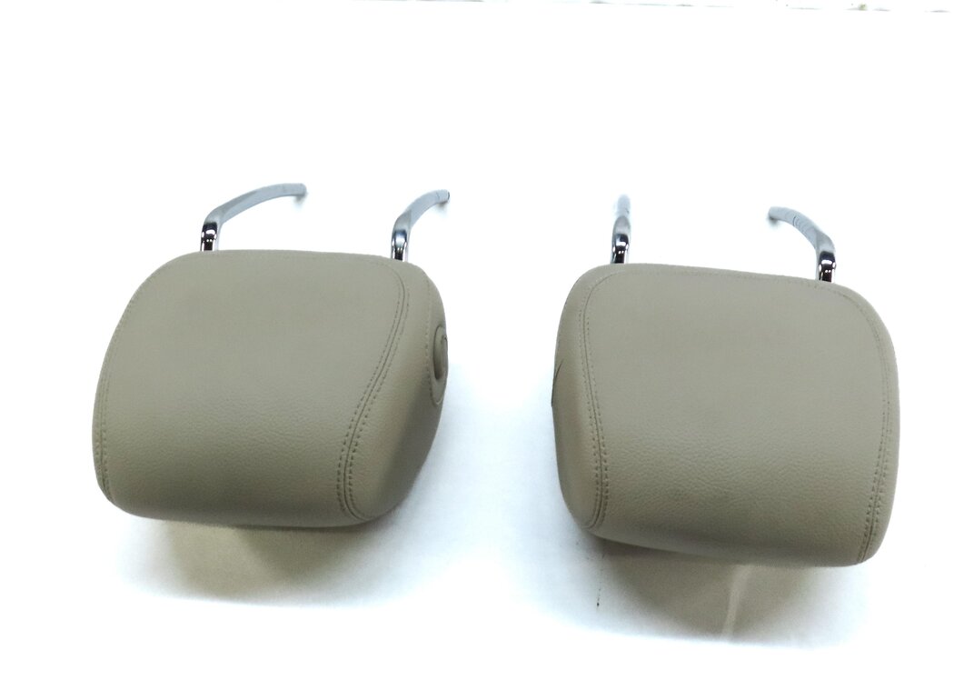 Thumbnail 5: 15-23 MERCEDES C GLC CLASS (W205 X254) FRONT LEFT & RIGHT HEADREST SET-2 (BEIGE)