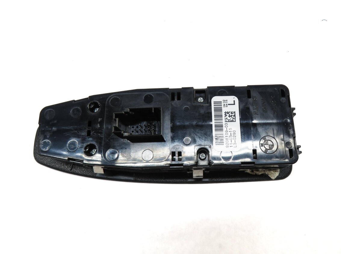 Thumbnail 5: 2012-2020 BMW 3 4 M3 X3 X4 (F25 F26 F30 F34) LEFT DRIVER WINDOW SWITCH w/ TRIM