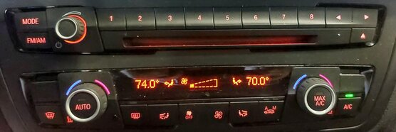 Thumbnail 2: 2012-2015 BMW 228i 320i 328i 335i 435i (F22 F30 F32) TEMPERATURE CLIMATE CONTROL
