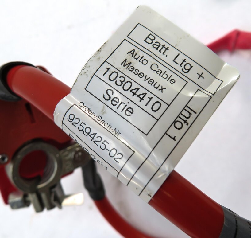 Thumbnail 5: 2015 BMW 320i (F30) POSITIVE BATTERY TERMINAL CABLE SRS