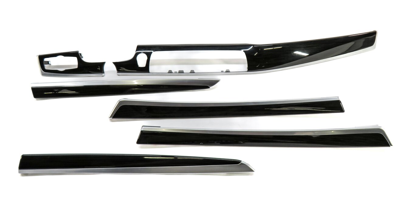 2013 BMW M5 ///M (F10) DASH DOOR CONSOLE INTERIOR TRIM SET (FINELINE WOOD TRIM)