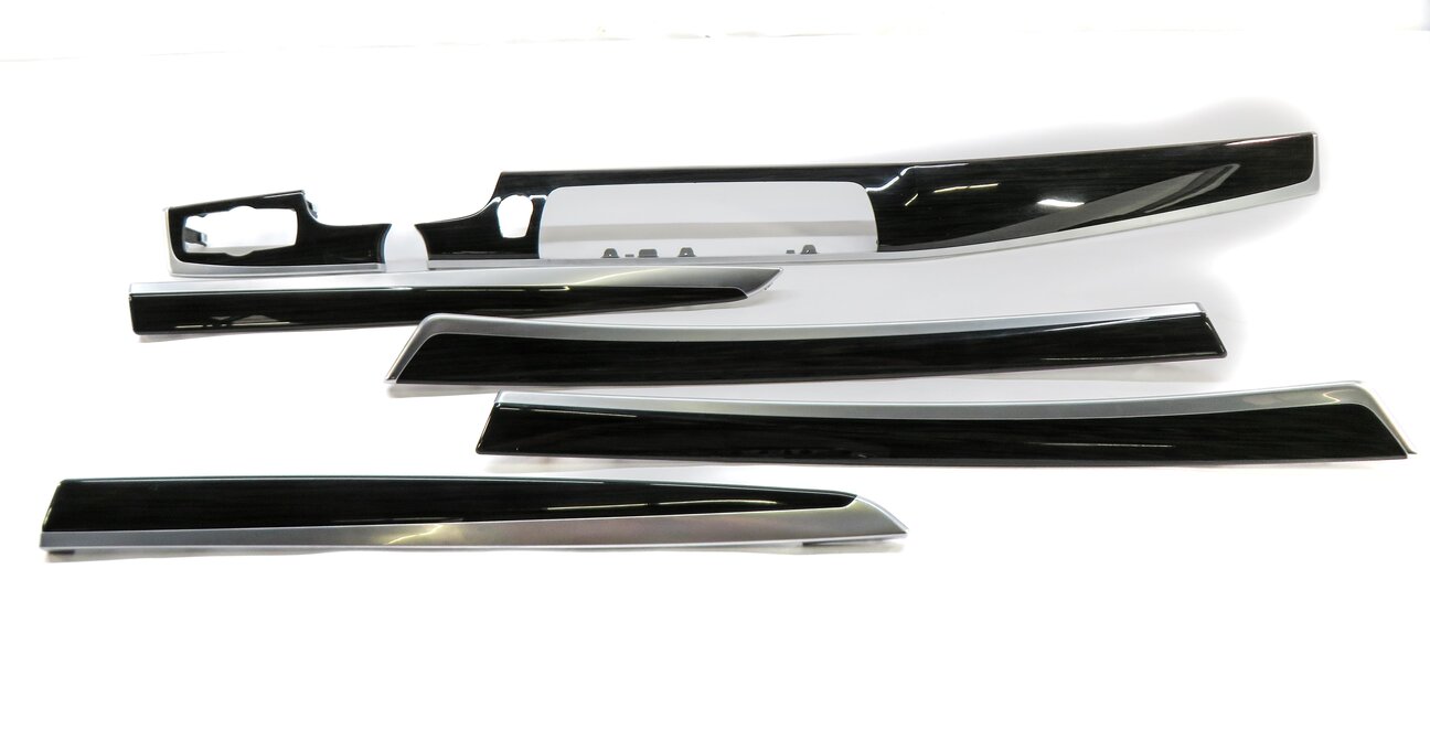 Thumbnail 2: 2013 BMW M5 ///M (F10) DASH DOOR CONSOLE INTERIOR TRIM SET (FINELINE WOOD TRIM)