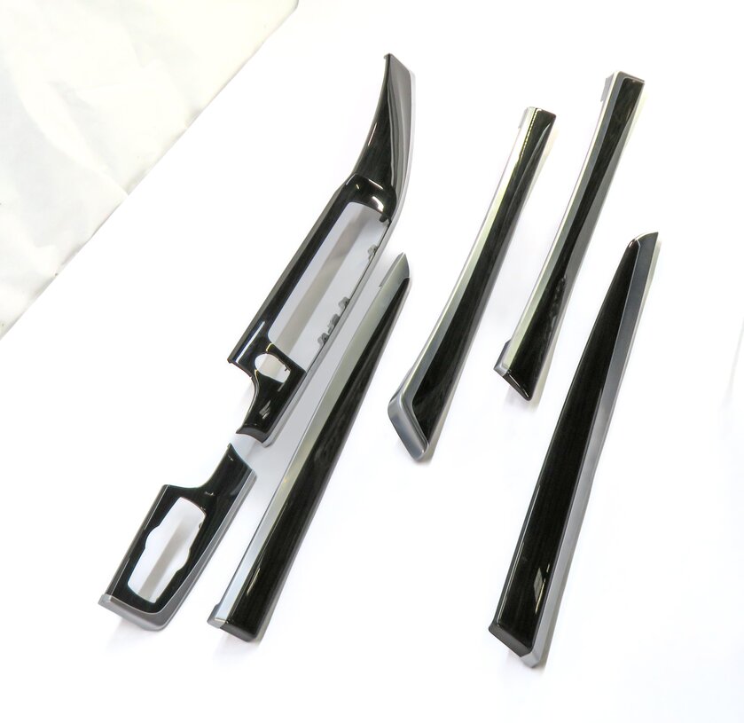 Thumbnail 4: 2013 BMW M5 ///M (F10) DASH DOOR CONSOLE INTERIOR TRIM SET (FINELINE WOOD TRIM)