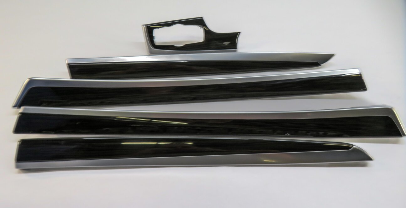 Thumbnail 5: 2013 BMW M5 ///M (F10) DASH DOOR CONSOLE INTERIOR TRIM SET (FINELINE WOOD TRIM)