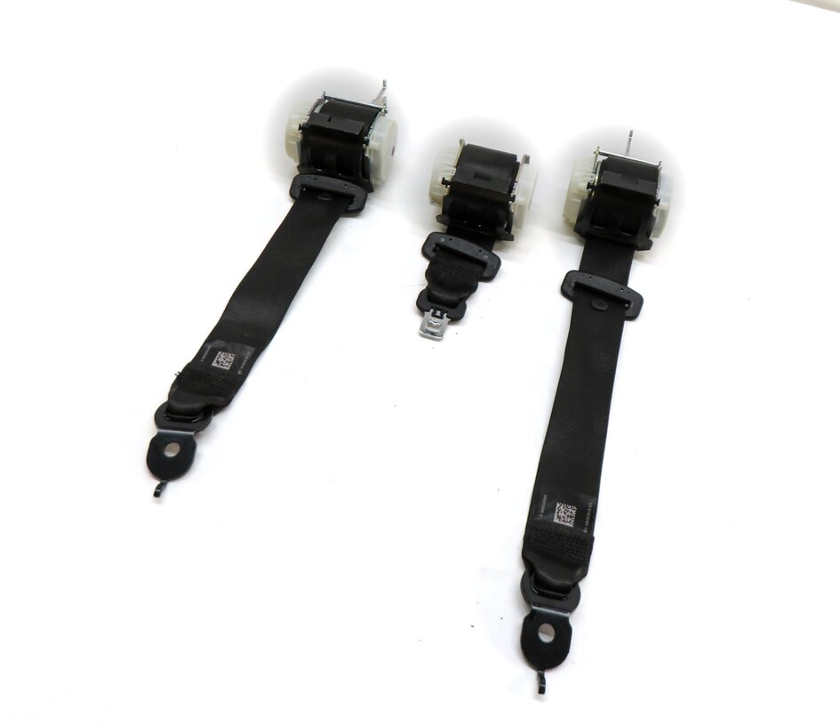 2013 BMW M5 ///M (F10) REAR SEAT LEFT CENTER RIGHT SEATBELT RETRACTOR SET-3