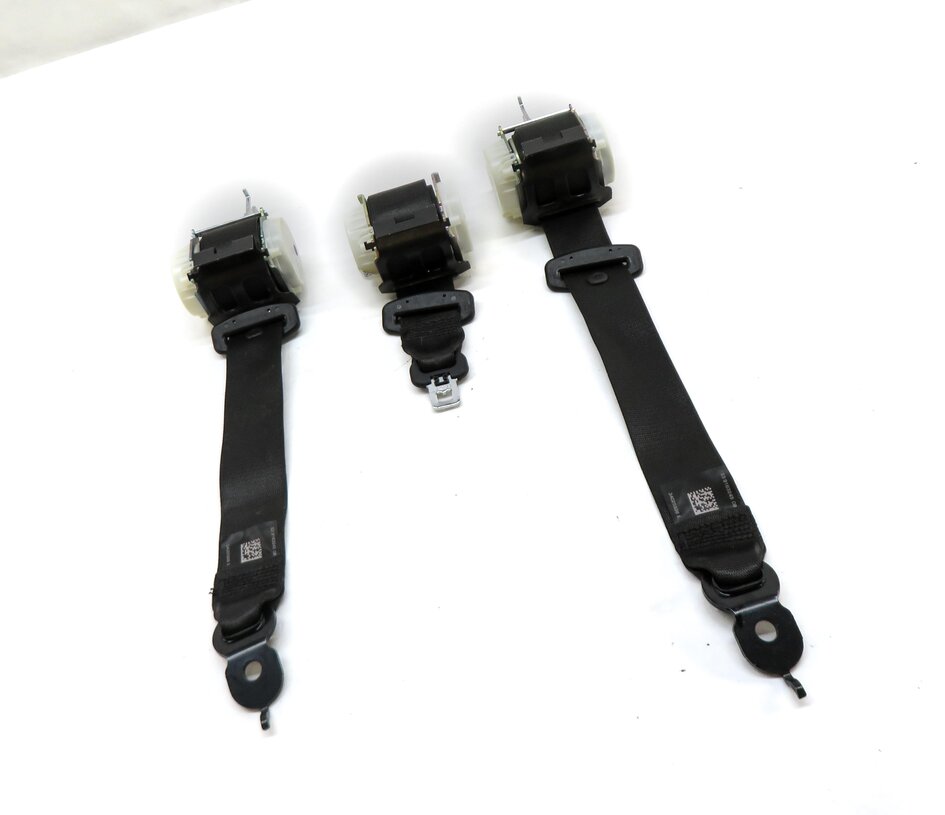 Thumbnail 3: 2013 BMW M5 ///M (F10) REAR SEAT LEFT CENTER RIGHT SEATBELT RETRACTOR SET-3