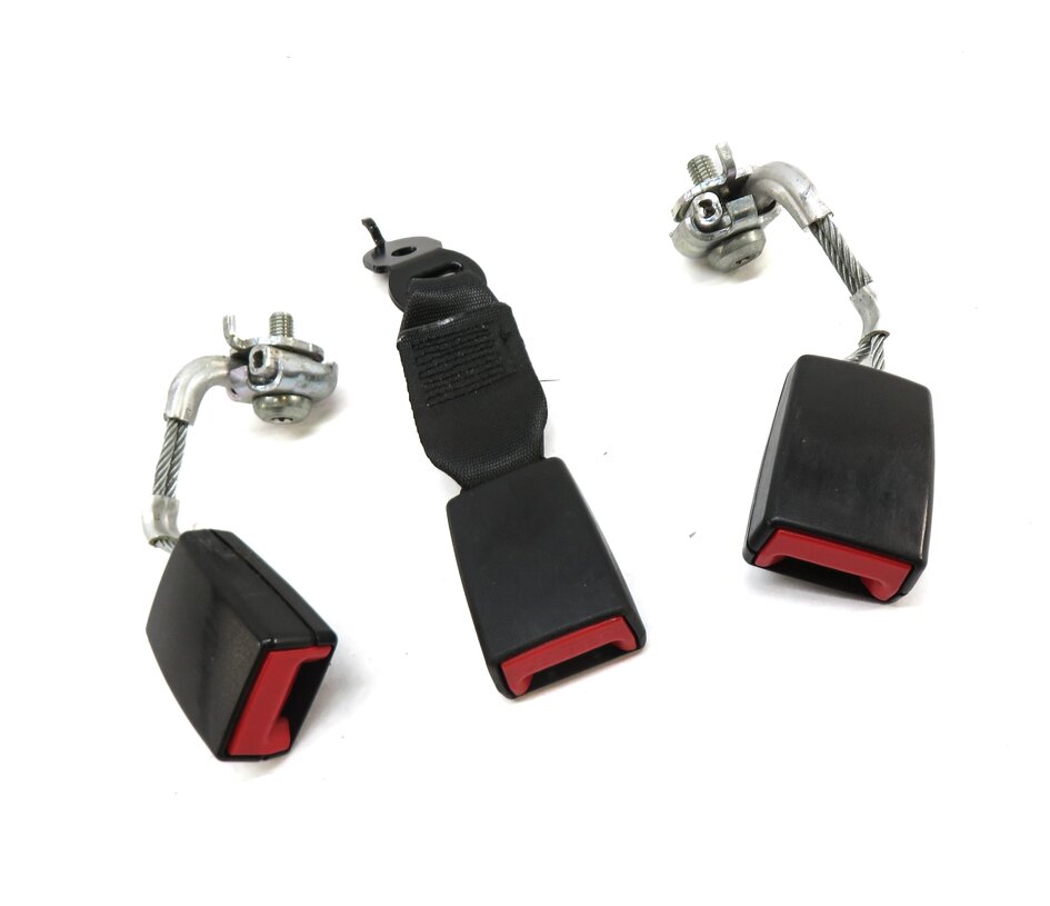 Thumbnail 3: 2013 BMW M5 ///M (F10) REAR SEAT LEFT CENTER RIGHT SEATBELT BUCKLE RECEIVER SET
