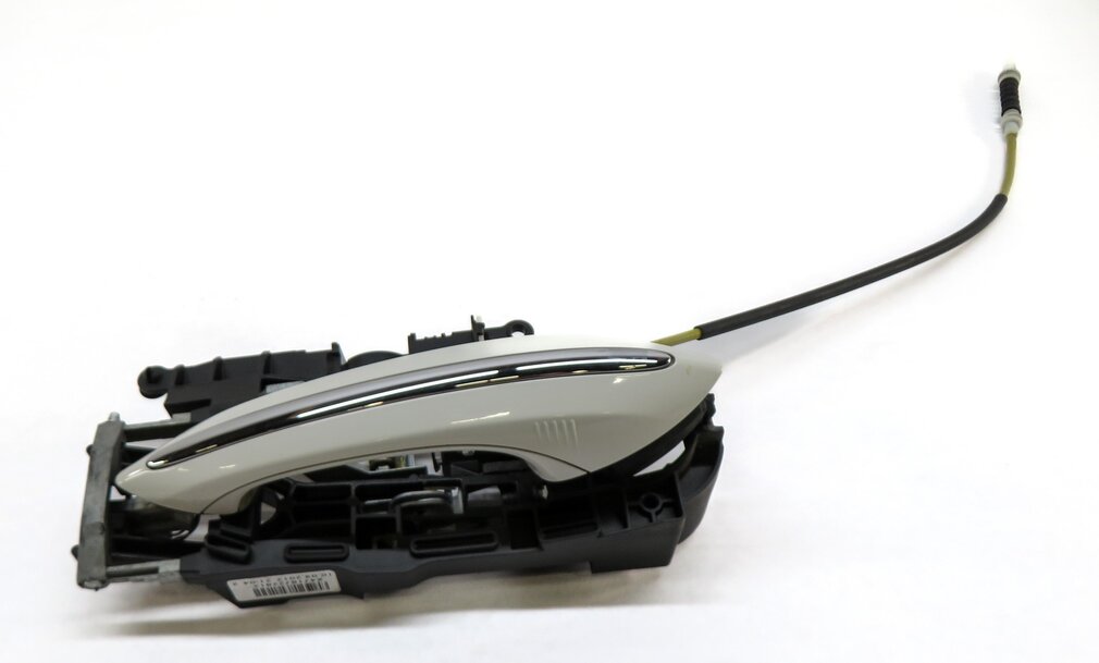 Thumbnail 2: 09-19 BMW 5 6 7 SERIES (F01 F07 F10 F12) RIGHT REAR COMFORT DOOR HANDLE (WHITE)