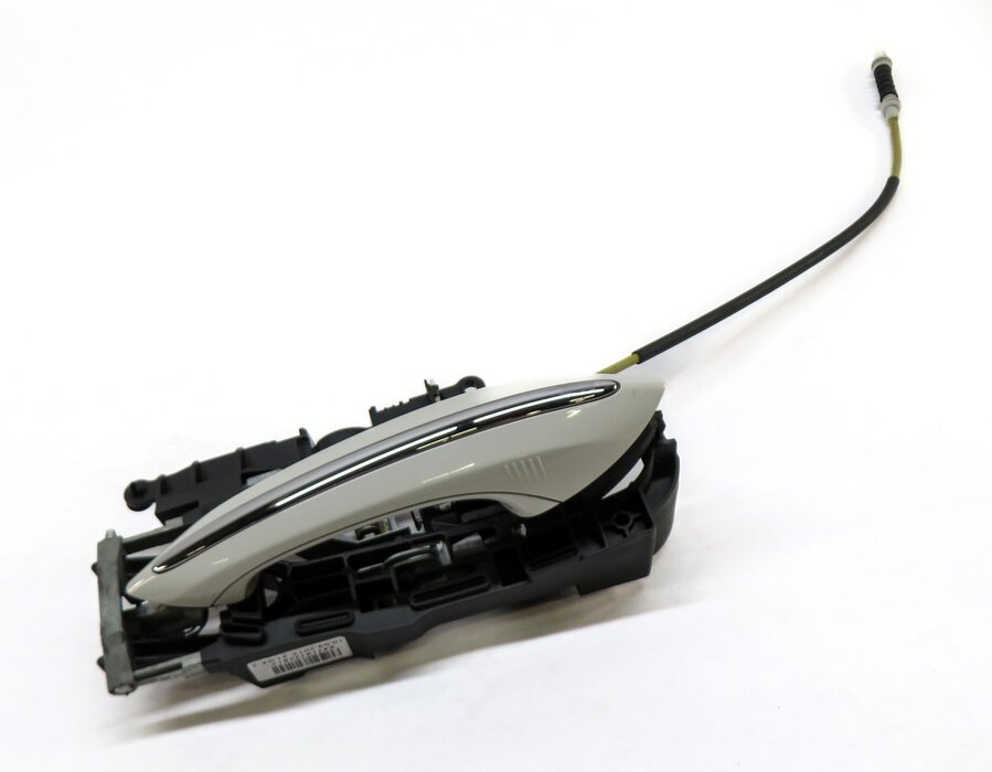 Thumbnail 3: 09-19 BMW 5 6 7 SERIES (F01 F07 F10 F12) RIGHT REAR COMFORT DOOR HANDLE (WHITE)