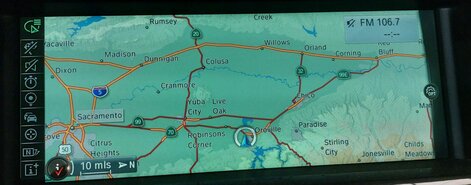 Thumbnail 1: 11-16 BMW 528i 535i 550i M5 (F10) 10" DASH RADIO GPS DISPLAY SCREEN (1-PLUG NBT)