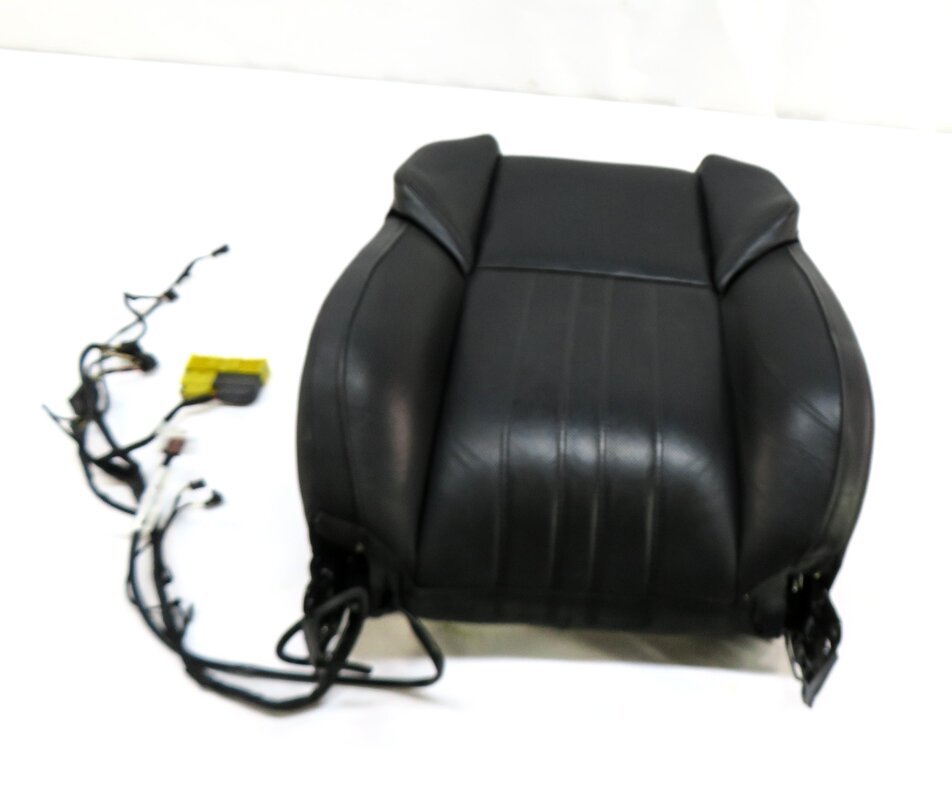 2013 BMW M5 ///M (F10) LEFT DRIVER UPPER TOP HEAT COOL SPORT SEAT CUSHION BLACK