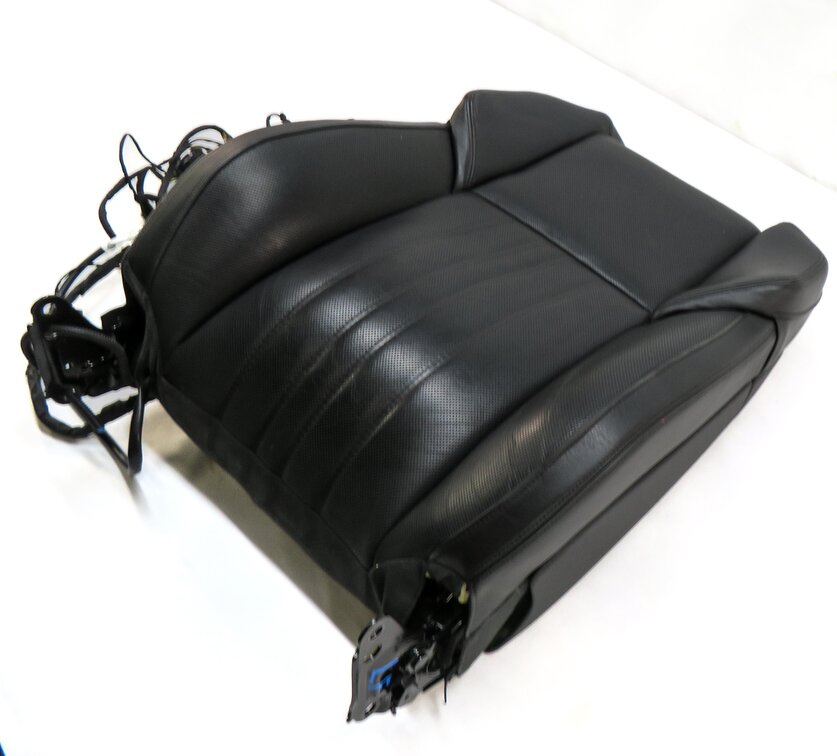 Thumbnail 2: 2013 BMW M5 ///M (F10) LEFT DRIVER UPPER TOP HEAT COOL SPORT SEAT CUSHION BLACK