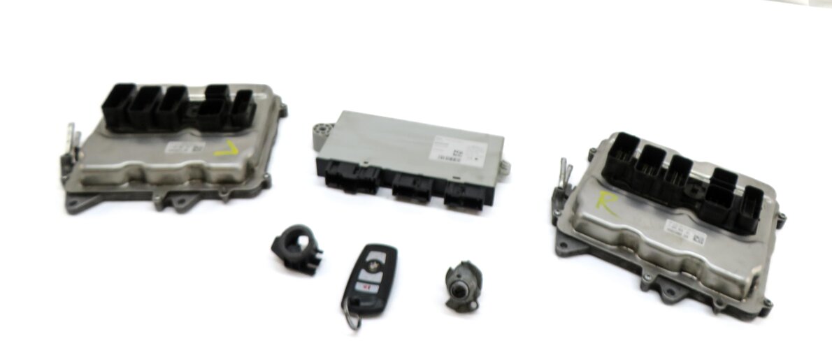 12-15 BMW M5 M6 ///M (F06 F10 F12 F13) 4.4L S63 ENGINE DME CAS 4 MODULE KEY SET