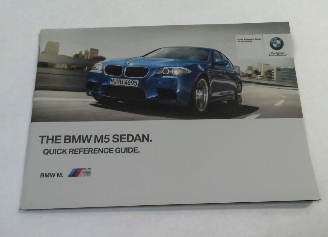 Thumbnail 5: 2013 BMW M5 ///M (F10) OWNERS MANUAL BOOK BOOKLET GUIDE SET w/ CASE