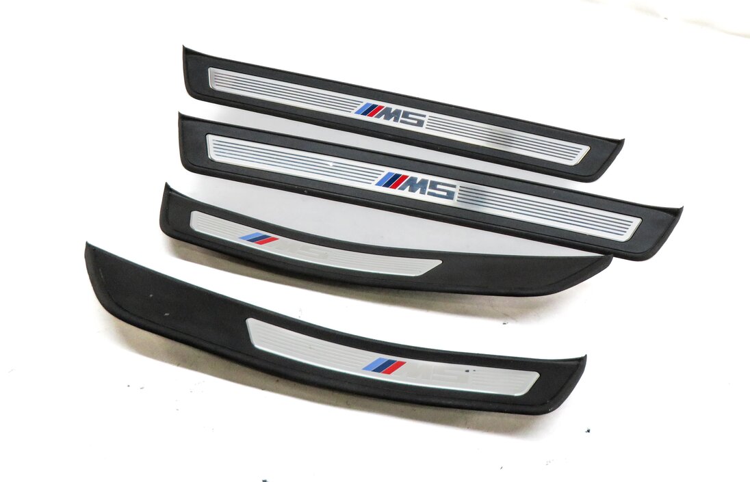 2013 BMW M5 ///M (F10) FRONT & REAR DOOR SILL SCUFF PANEL TRIM SET-4