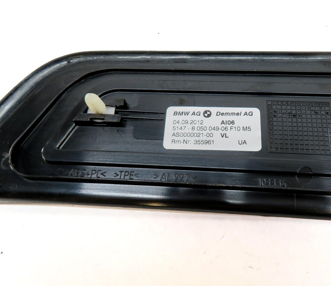 Thumbnail 10: 2013 BMW M5 ///M (F10) FRONT & REAR DOOR SILL SCUFF PANEL TRIM SET-4