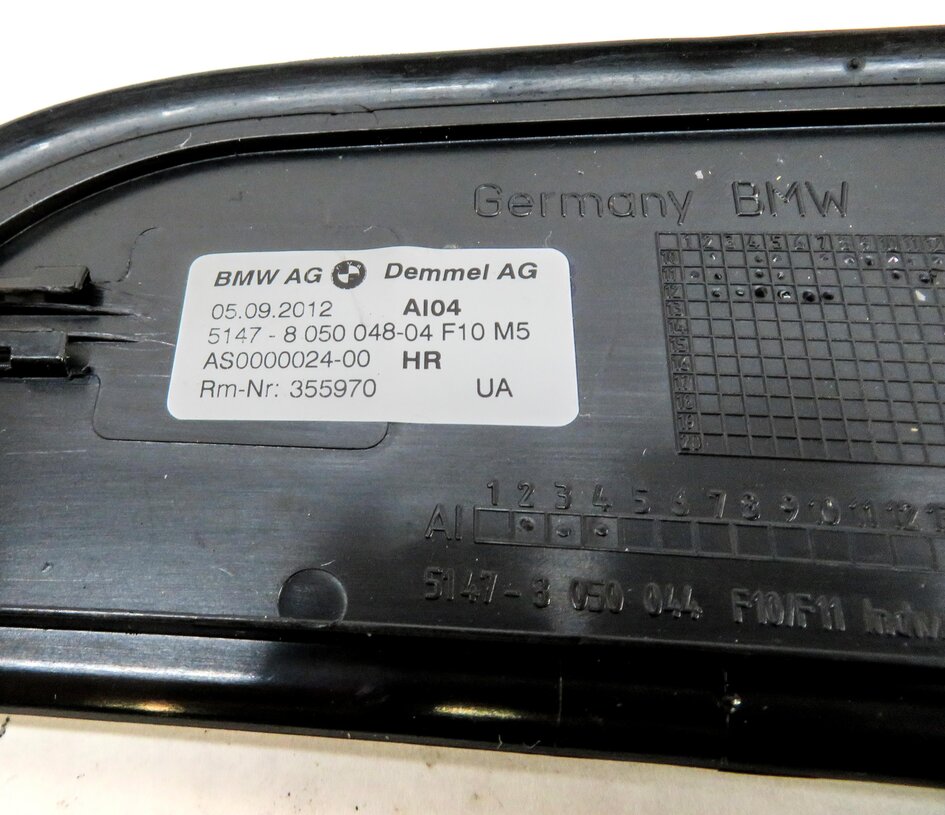 Thumbnail 13: 2013 BMW M5 ///M (F10) FRONT & REAR DOOR SILL SCUFF PANEL TRIM SET-4