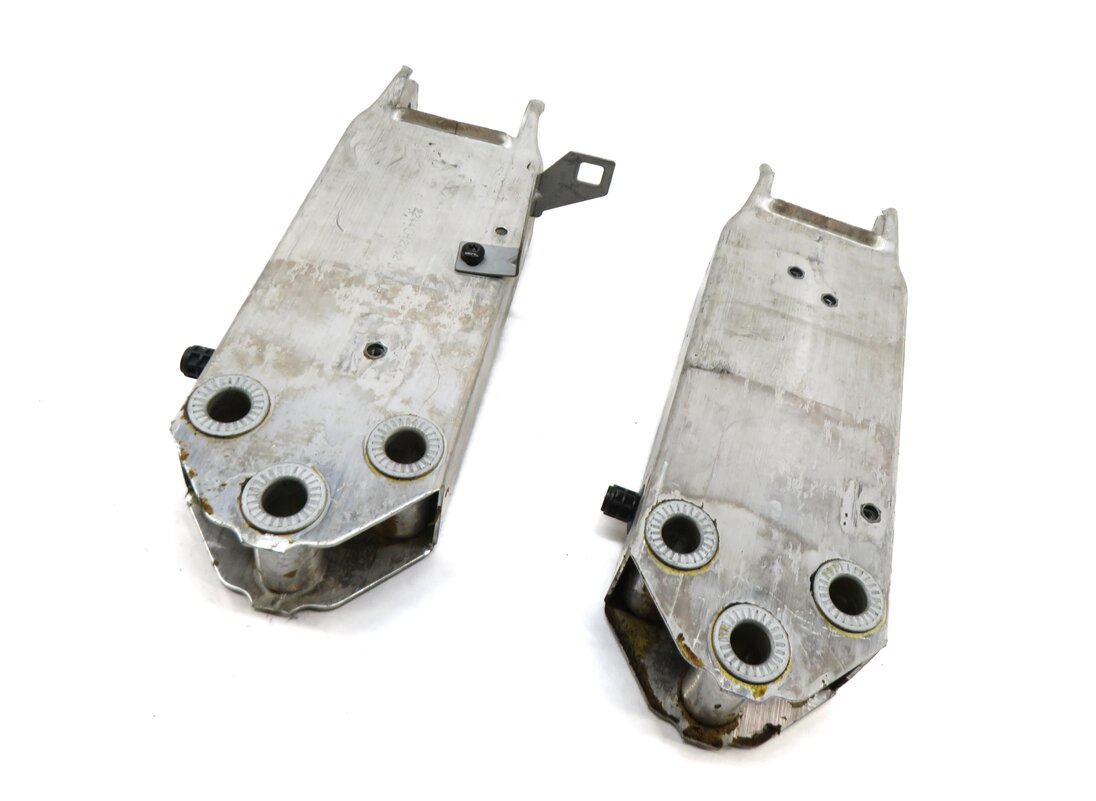 11-16 BMW 5 M5 F10 FRONT BUMPER LEFT & RIGHT REINFORCEMENT BAR BRACKET SET/2