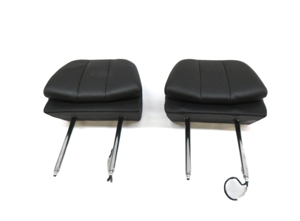 2013 BMW M5 ///M (F10) FRONT LEFT & RIGHT SEAT HEADREST SET-2 (BLACK MERINO)