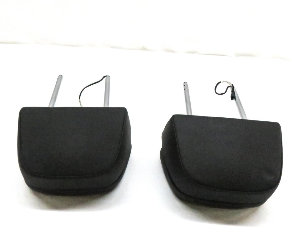 Thumbnail 4: 2013 BMW M5 ///M (F10) FRONT LEFT & RIGHT SEAT HEADREST SET-2 (BLACK MERINO)