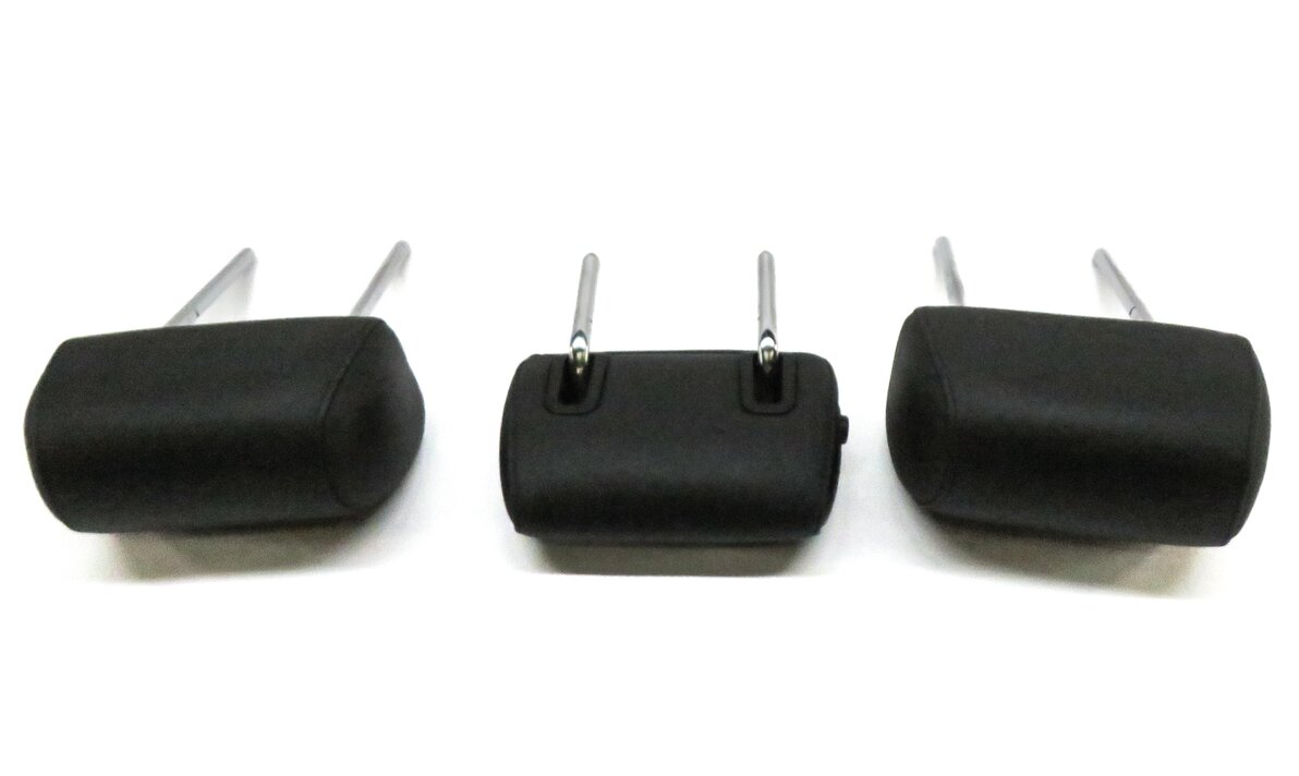 Thumbnail 5: 2013-2016 BMW M5 (F10) REAR SEAT LEFT RIGHT CENTER HEADREST SET-3 (BLACK MERINO)