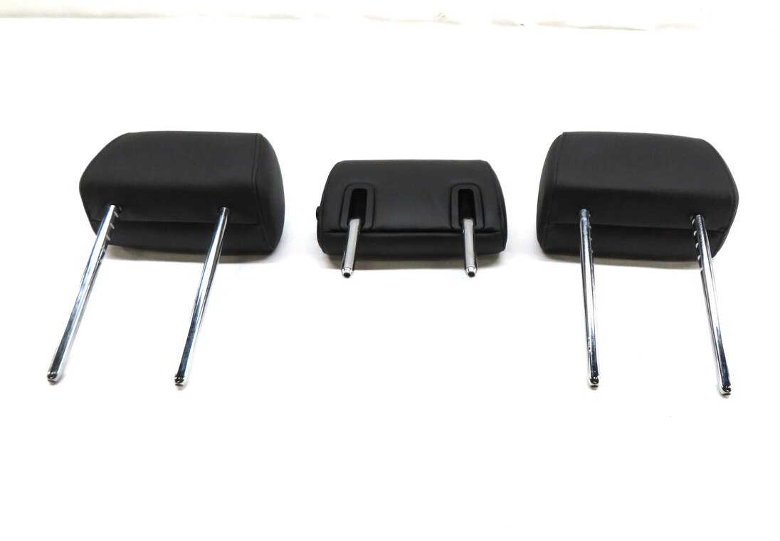 Thumbnail 6: 2013-2016 BMW M5 (F10) REAR SEAT LEFT RIGHT CENTER HEADREST SET-3 (BLACK MERINO)