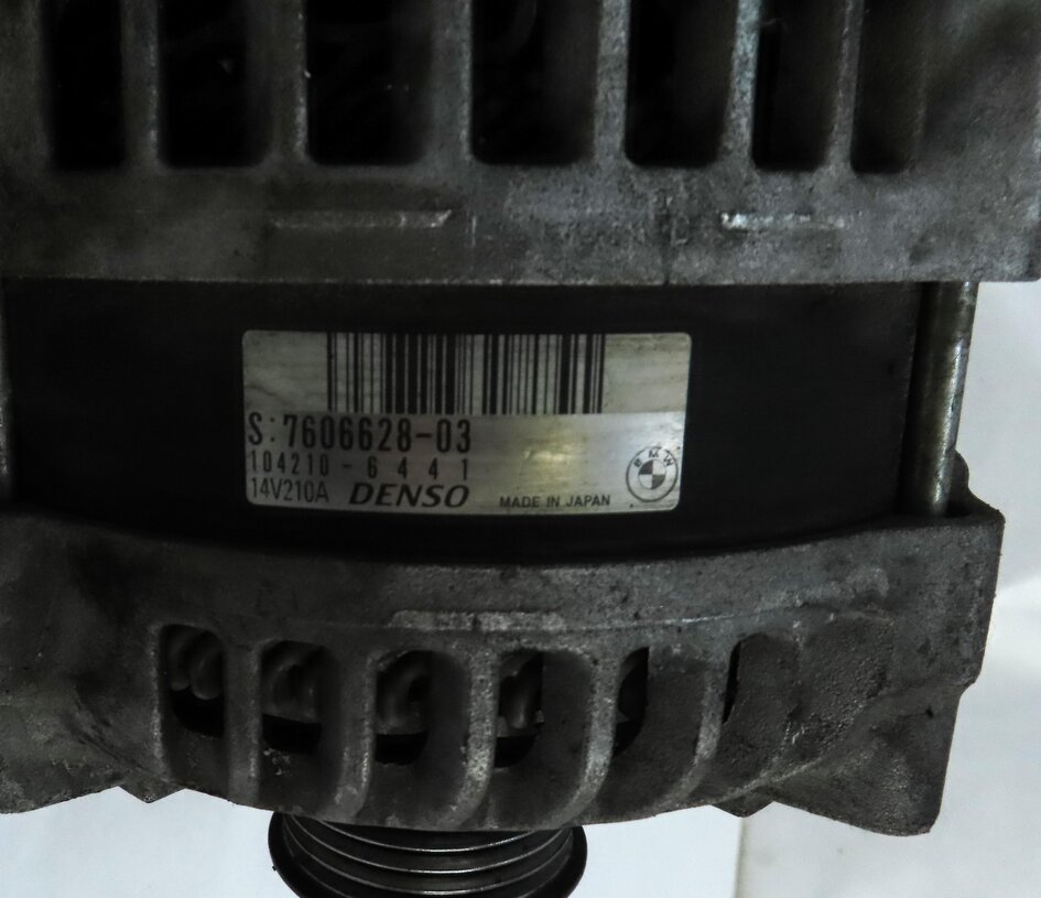 Thumbnail 7: 12-19 BMW 5 6 7 X5 X6 M5 M6 (F06 F10 F12 F15 F16 F85) 4.4L ALTERNATOR (210 AMP)