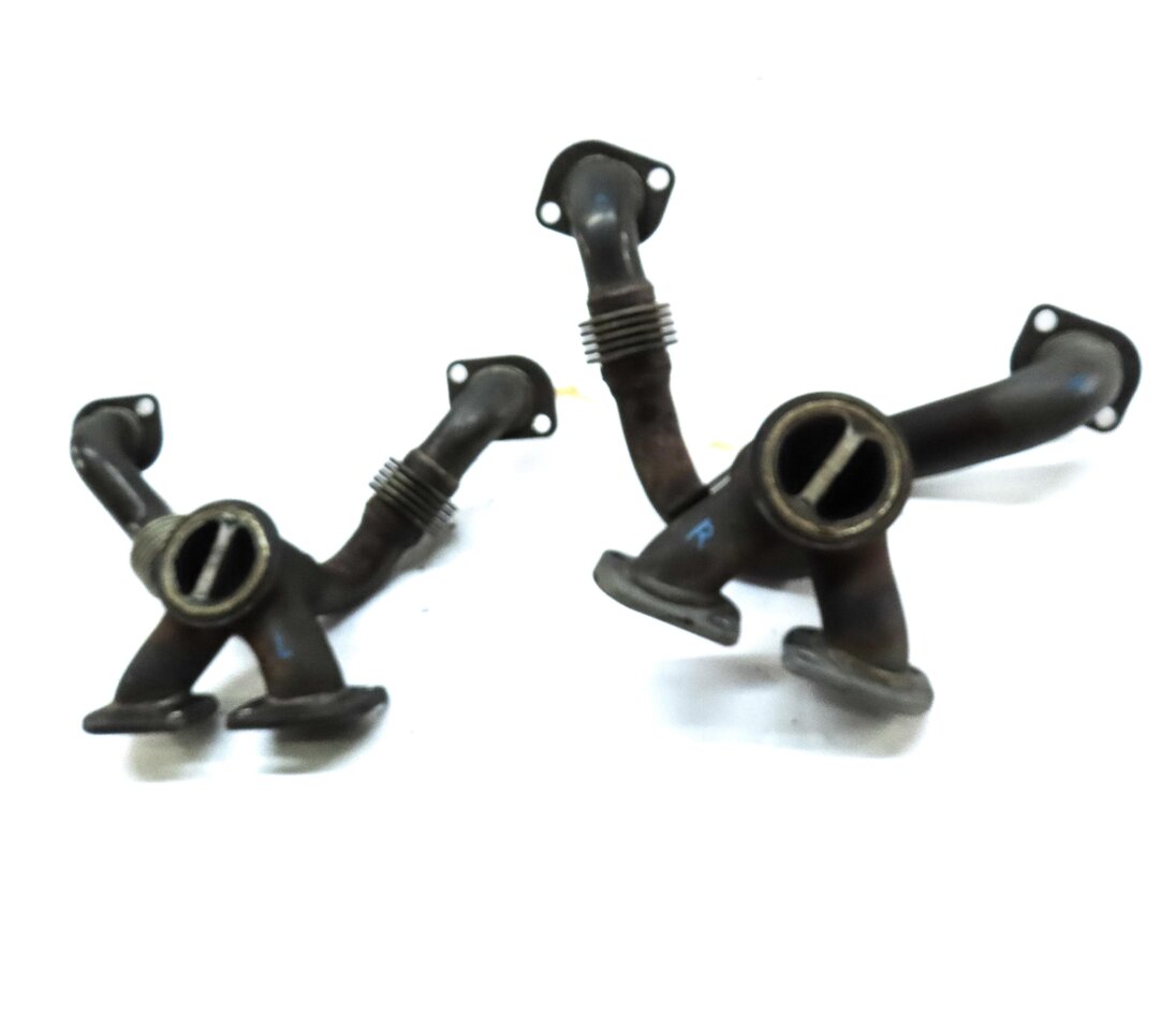 Thumbnail 2: 12-20 BMW M5 M6 M8 X5M X6M (F06 F10 F12 F13 F85) 4.4L S63 EXHAUST MANIFOLD SET