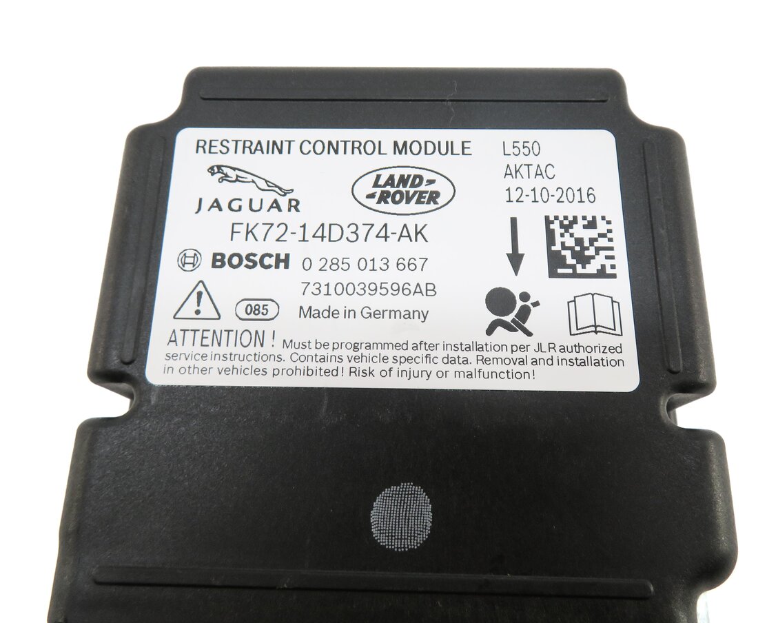 Thumbnail 4: 2015-2019 LAND ROVER DISCOVERY SPORT (L538) SRS BAG CONTROL MODULE