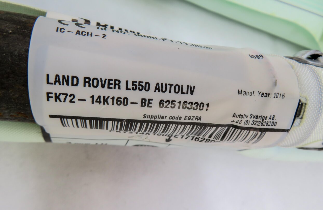 Thumbnail 6: 15-19 LAND ROVER DISCOVERY SPORT (L550) LEFT SIDE ROOF CURTAIN AIRBAG AIR BAG