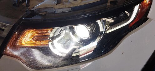 Thumbnail 2: 15-19 DISCOVERY SPORT (L550) LEFT AFS ADAPTIVE XENON HEADLIGHT HEAD LIGHT LAMP