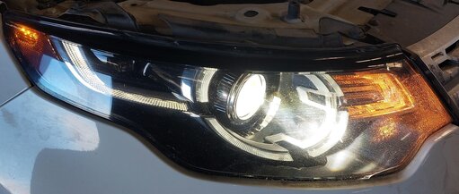 Thumbnail 2: 15-19 DISCOVERY SPORT (L550) RIGHT AFS ADAPTIVE XENON HEADLIGHT HEAD LIGHT LAMP