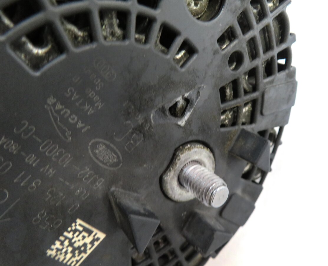 Thumbnail 8: 13-17 RANGE ROVER EVOQUE DISCOVERY SPORT LR2 (L538 L550) 2.0L 180 AMP ALTERNATOR