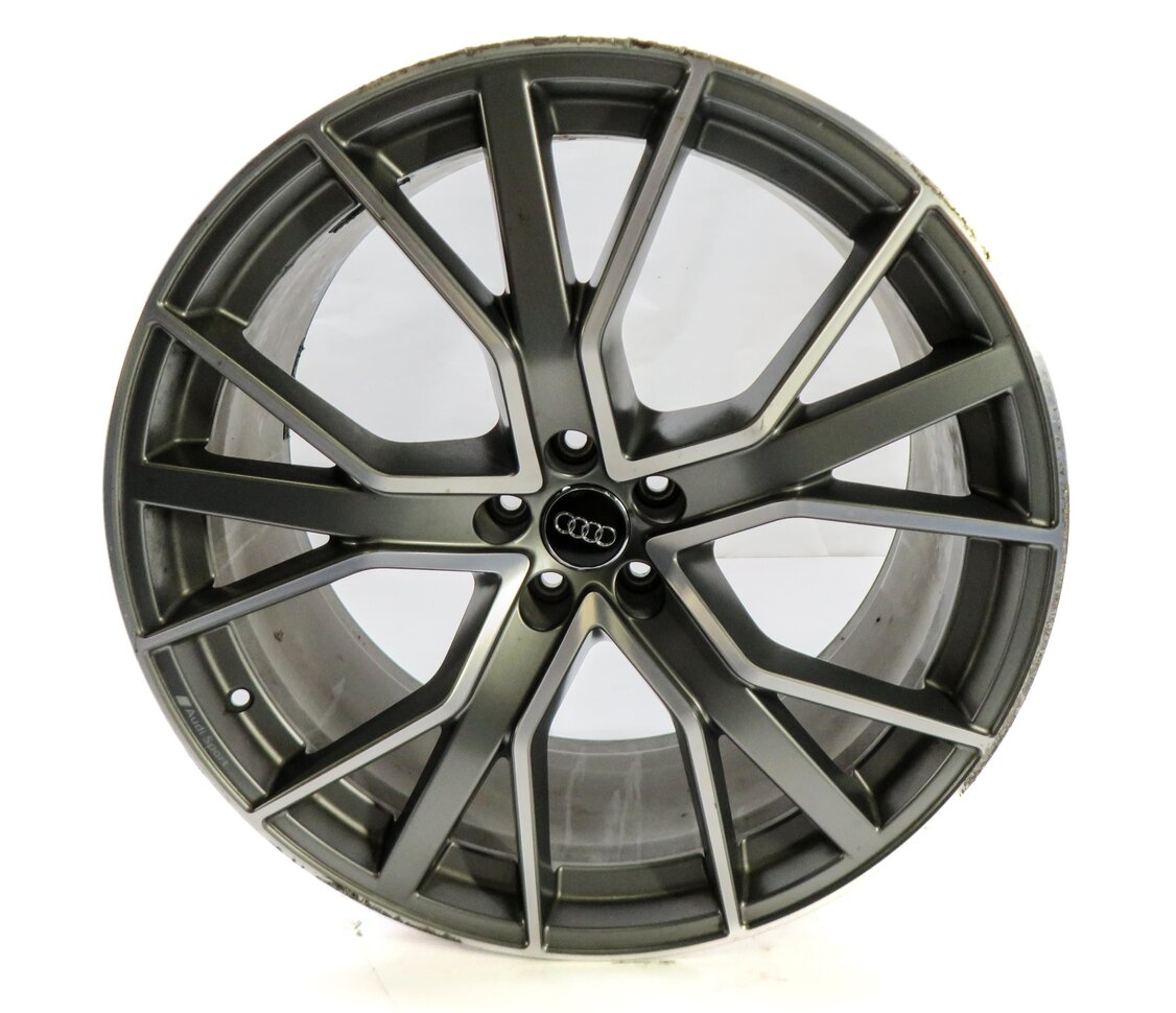 2019 AUDI Q7 (4M) 22x10 ALUMINUM ALLOY 5-SPOKE V SPOKE WHEEL RIM