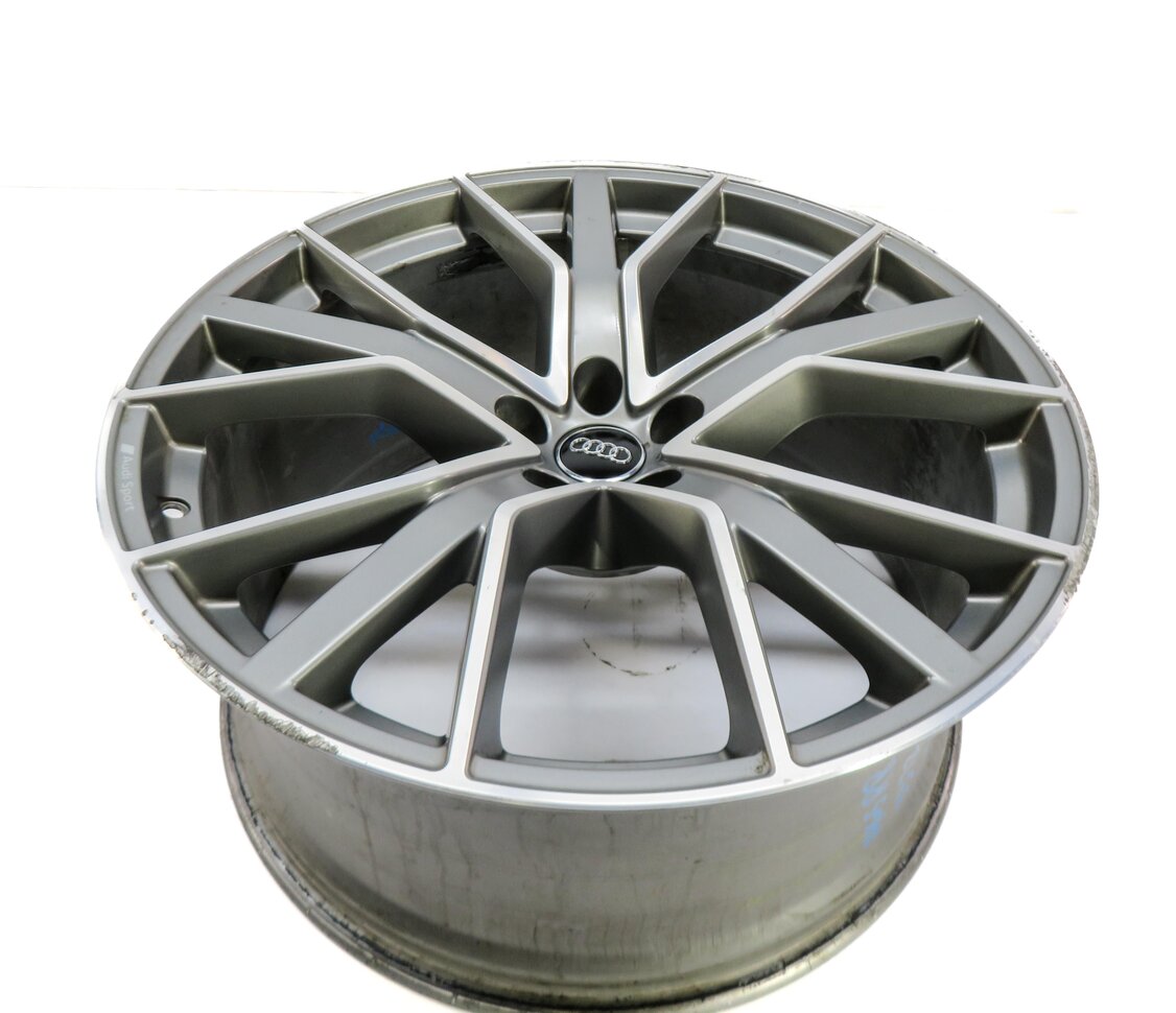 Thumbnail 3: 2019 AUDI Q7 (4M) 22x10 ALUMINUM ALLOY 5-SPOKE V SPOKE WHEEL RIM