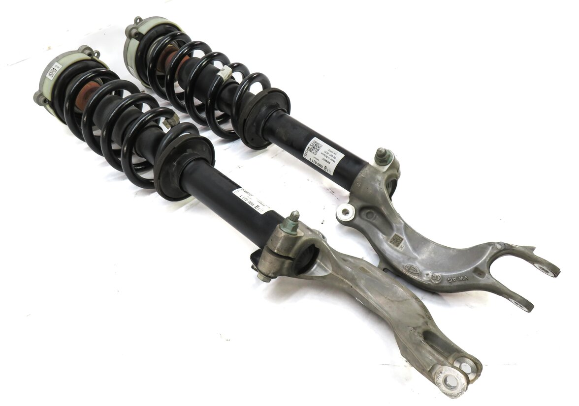 Thumbnail 2: 2017-2020 AUDI Q7 (4M) FRONT LEFT & RIGHT SUSPENSION SHOCK STRUT SET-2