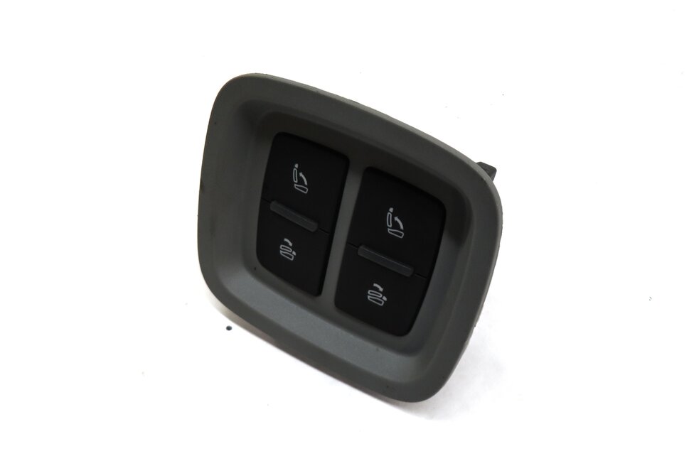 Thumbnail 1: 2019 AUDI Q7 (4M) REAR 3RD THIRD ROW FOLDING SEAT SWITCH BUTTONS w/ TRIM (GRAY)