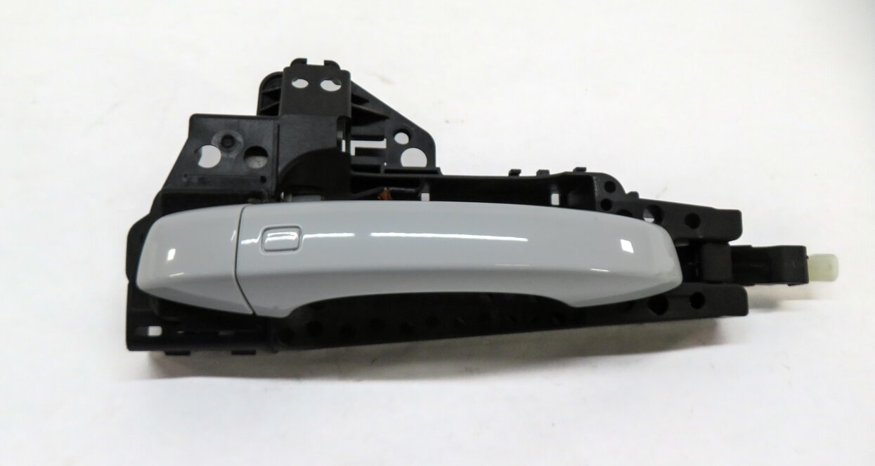 2017-2022 AUDI Q7 (4M) LEFT REAR KEYLESS EXTERIOR DOOR HANDLE (GLACIER WHITE)