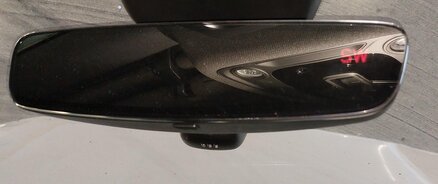 Thumbnail 8: 2017-2019 AUDI Q7 (4M) INTERIOR AUTODIM REARVIEW MIRROR w/ COMPASS (GRAY)
