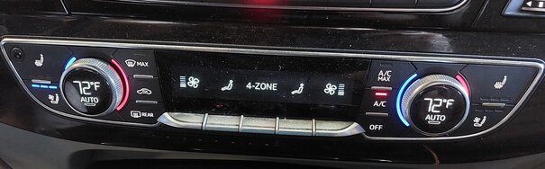 Thumbnail 2: 2017-2019 AUDI Q7 (4M) FRONT HEATER A/C TEMPERATURE CLIMATE CONTROL PANEL
