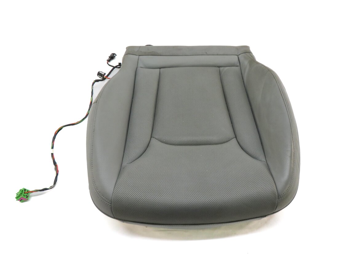 Thumbnail 3: 2019 AUDI Q7 (4M) LEFT DRIVER LOWER BOTTOM HEATED SEAT CUSHION (ROCK GRAY UW)