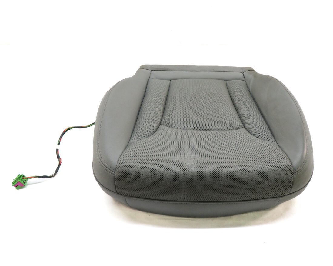 Thumbnail 4: 2019 AUDI Q7 (4M) LEFT DRIVER LOWER BOTTOM HEATED SEAT CUSHION (ROCK GRAY UW)