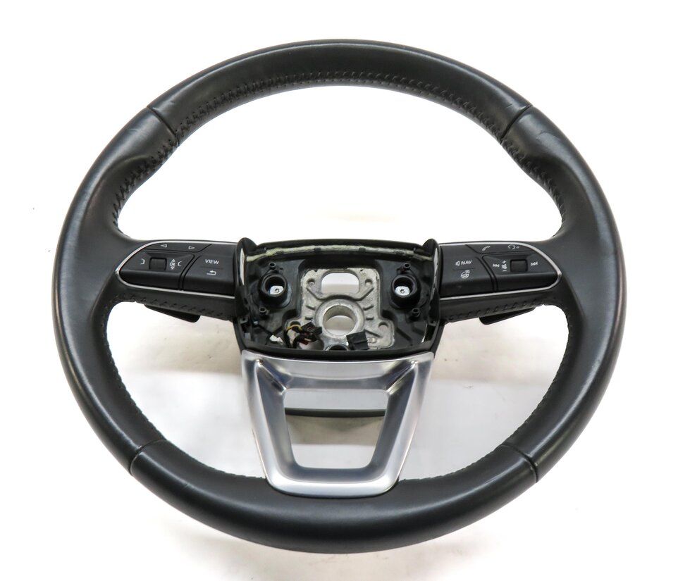 Thumbnail 3: 2017-2019 AUDI ALLROAD Q7 (C7 4M) 3-SPOKE MULTIFUNCTION HEATED STEERING WHEEL