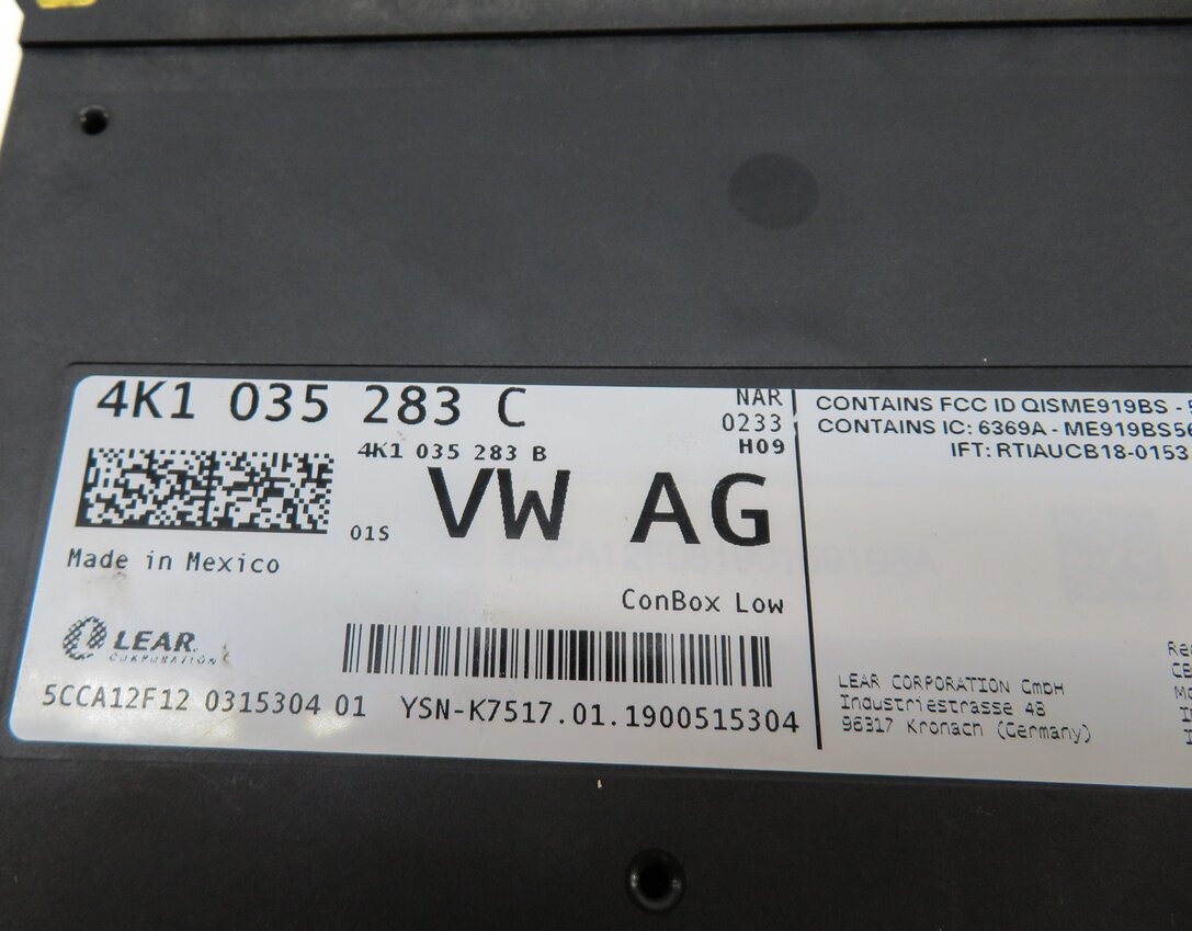 Thumbnail 5: 2019 AUDI Q7 (4M) EMERGENCY CALL COMMUNICATION CONTROL MODULE