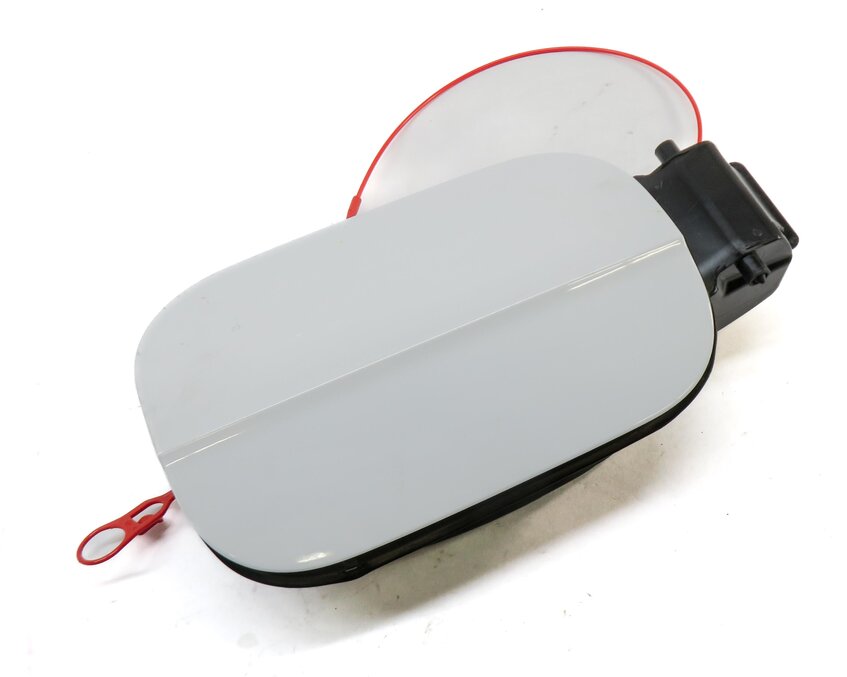 Thumbnail 3: 2017-2022 AUDI Q7 (4M) FUEL TANK DOOR TRIM w/ HOUSING (GLACIER WHITE METALLIC)