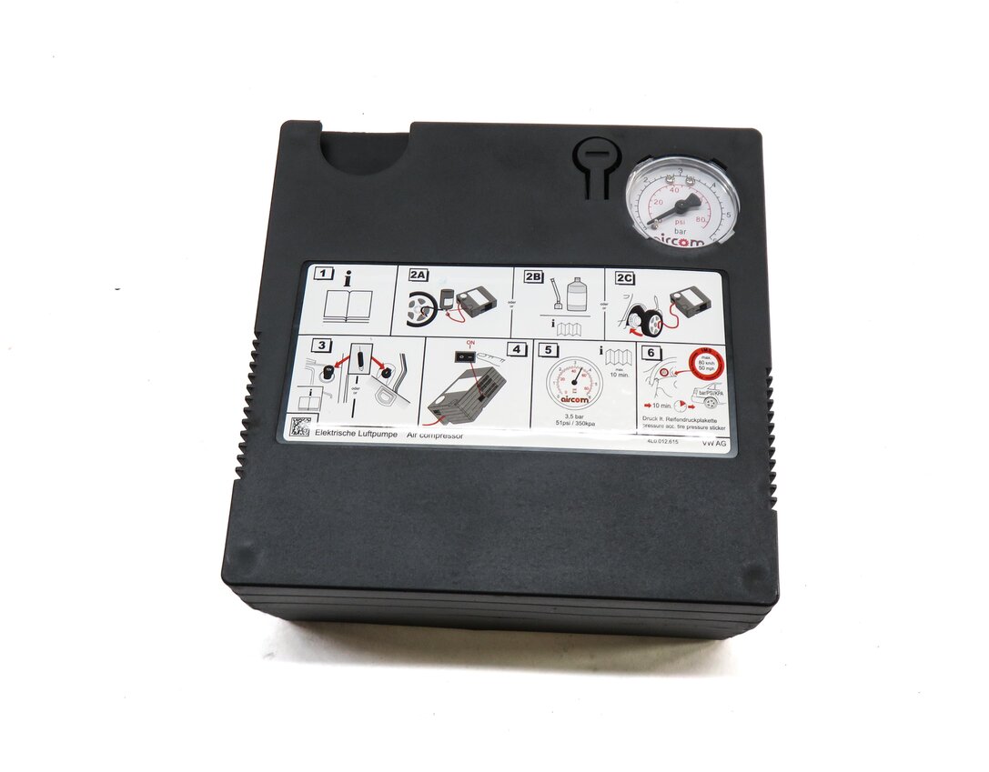 Thumbnail 2: 2019 AUDI Q7 (4M) TIRE AIR COMPRESSOR INFLATOR PUMP MOTOR